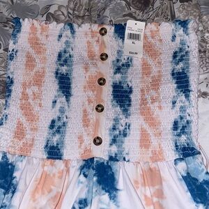 Full Circle Trends Women White Romper XL